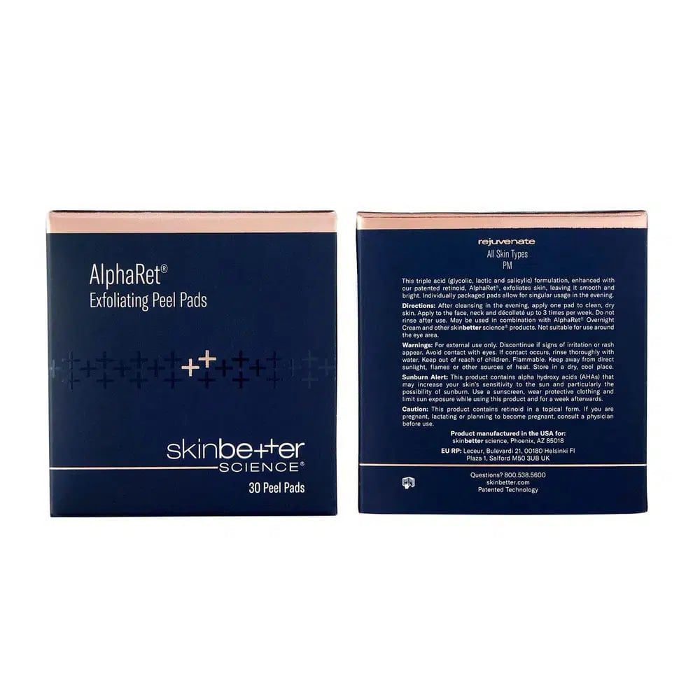 skinbetter alpharet exfoliating peel pads