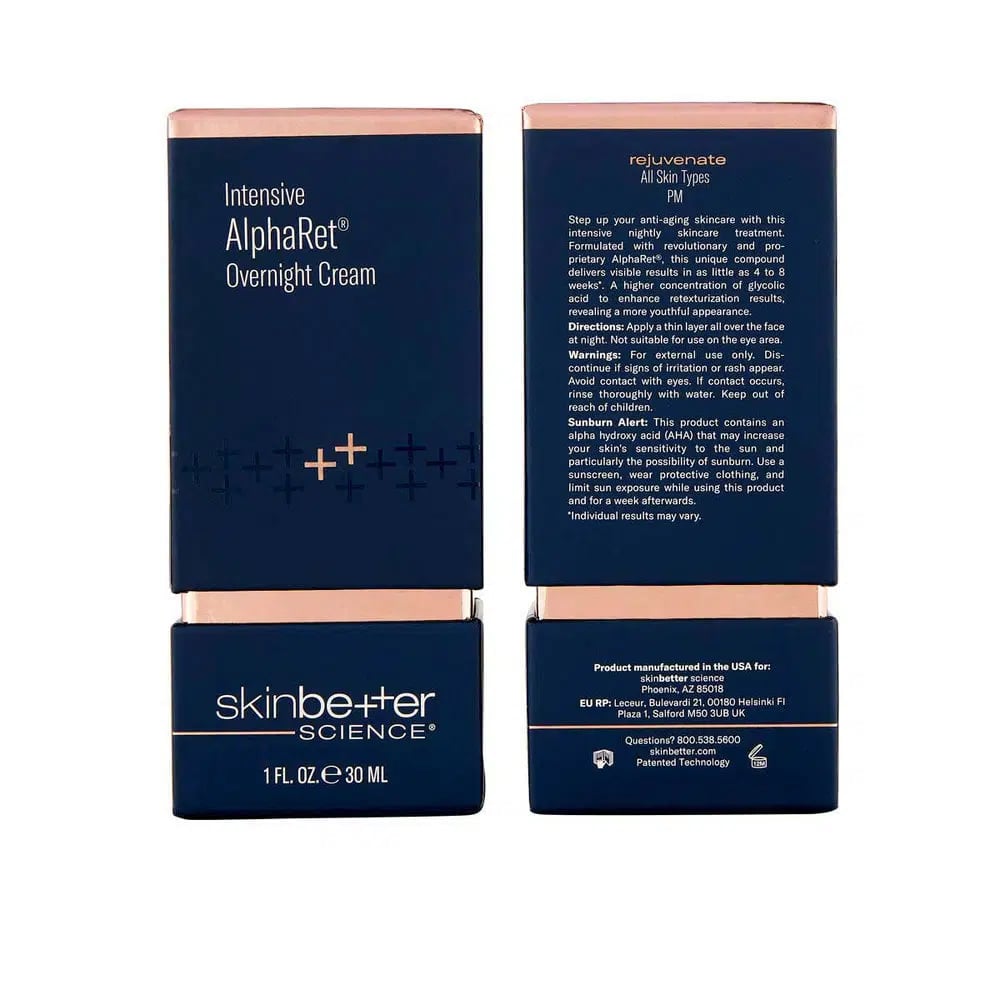 skinbetter intensive alpharet overnight cream