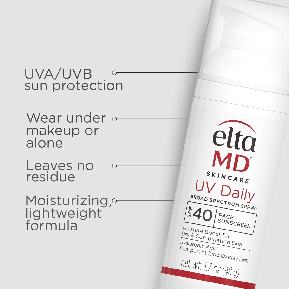 eltamd uv daily broad spectrum spf non tinted
