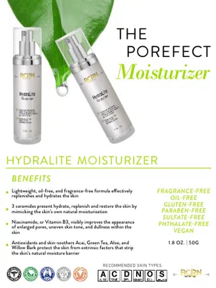 bcrn hydralite moisturizer
