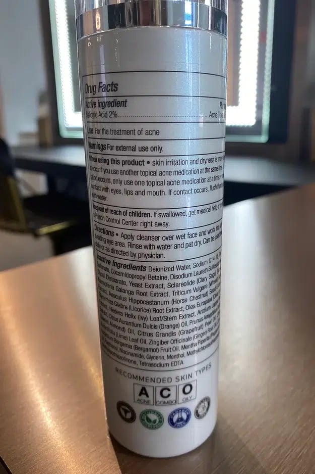 bcrn clarifying cleanser